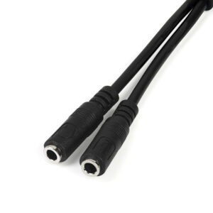 StarTech.com Headsetadapter voor headsets met aparte koptelefoon-/microfoonstekkers 3,5 mm 4 positie naar 2x 3 positie 3,5 mm M/