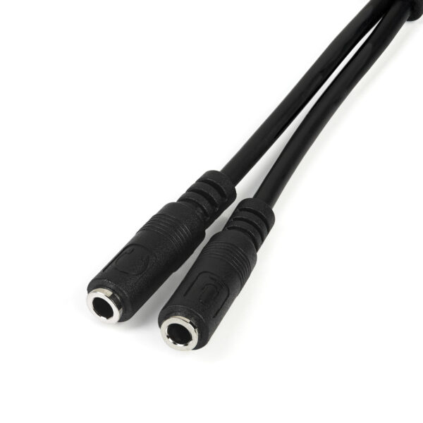 StarTech.com Headsetadapter voor headsets met aparte koptelefoon-/microfoonstekkers 3,5 mm 4 positie naar 2x 3 positie 3,5 mm M/