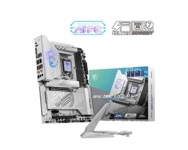 MSI MPG Z890 EDGE TI WIFI moederbord Intel Z890 LGA 1851 (Socket V1) ATX