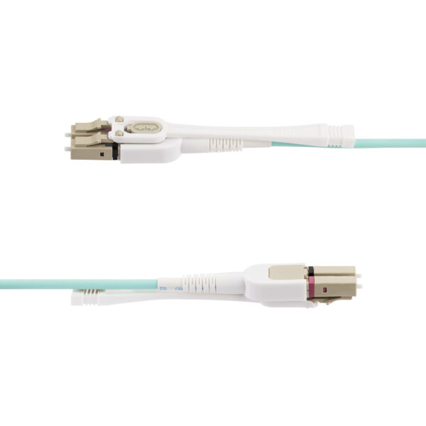 StarTech.com 8m LC naar LC (UPC) OM4 Multimode Glasvezelkabel met Push-Pull Tabs, 50/125µm, 100G Netwerken, Buigbestendig, Low I - Afbeelding 7