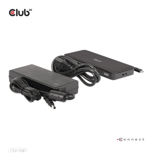 CLUB3D Thunderbolt 4 Certified 11-in-1 Docking Station - Afbeelding 20