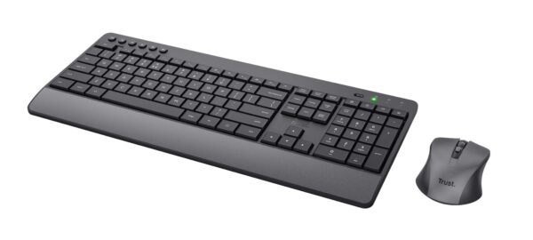 Trust Trezo toetsenbord Inclusief muis Universeel RF Draadloos QWERTY Amerikaans Engels Zwart - Afbeelding 5