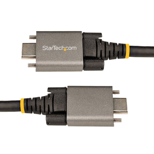 StarTech.com 1m Vergrendelbare USB-C Kabel met Zijschroef, 10Gbps - USB-IF Gecertificeerde USB-C Kabel - USB 3.1/3.2 Gen 2 Type- - Afbeelding 2