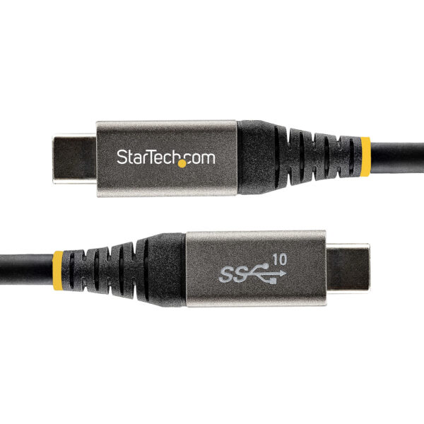 StarTech.com 50cm USB C Kabel, 10Gbps, USB 3.1/3.2 Gen 2 Type-C Kabel, 100W (5A) Power Delivery Charging, DP Alt Mode, USB-C Kab - Afbeelding 3