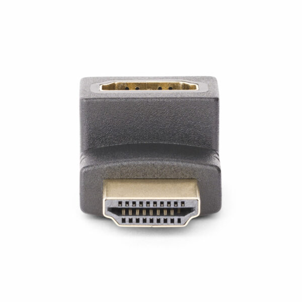 StarTech.com Opwaartse HDMI 2.0 Adapter, Male naar Female, Verticale 90 Graden Haakse HDMI adapter, HDMI Port Saver, 4K 60Hz, Hi - Afbeelding 2