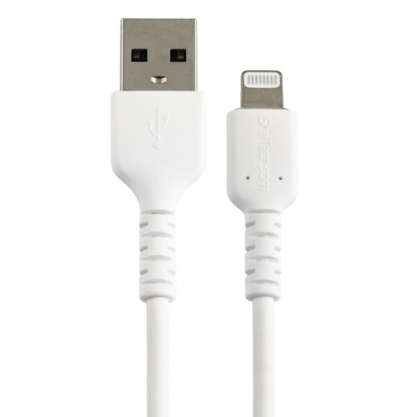 StarTech.com Premium USB-C naar Lightning Kabel 15cm Wit - USB Type C naar Lightning Charge & Sync Oplaadkabel - Verstevigd met - Afbeelding 5