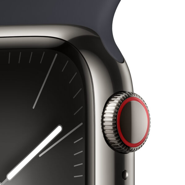 Apple Watch Series 9 41 mm Digitaal 352 x 430 Pixels Touchscreen 4G Grafiet Wifi GPS - Afbeelding 8