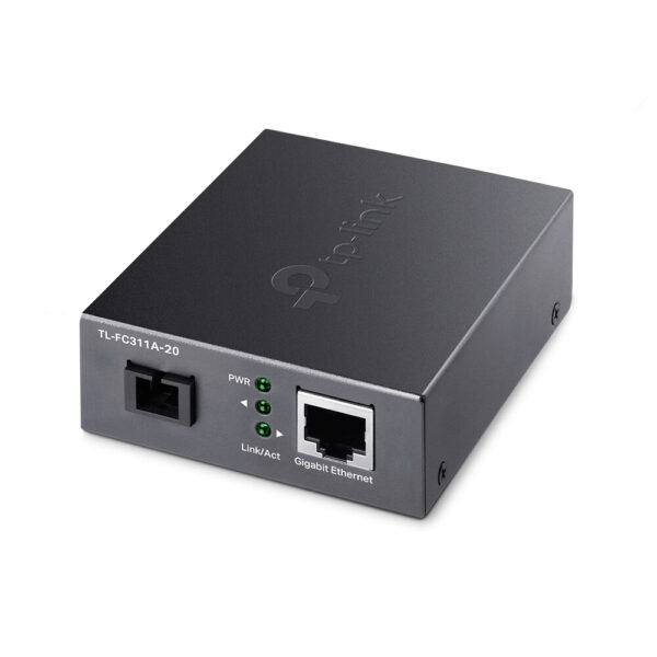 TP-Link TL-FC311A-20 netwerk media converter 1000 Mbit/s Single-mode Zwart