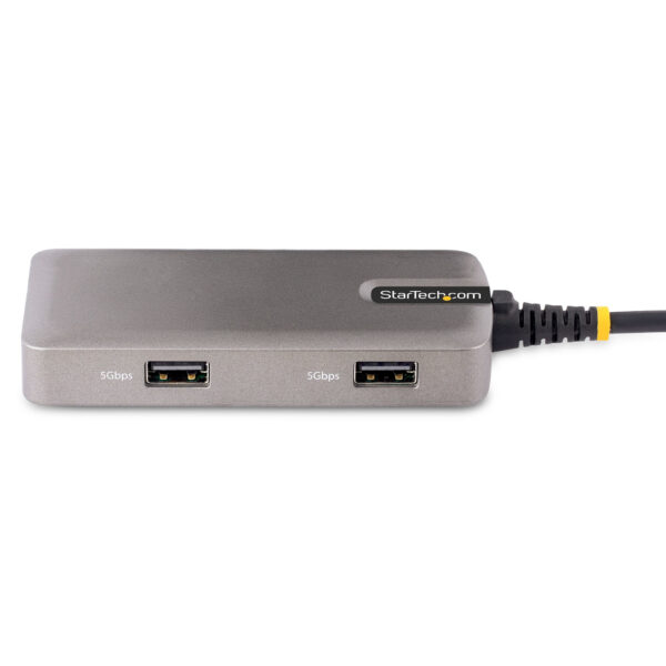 StarTech.com USB-C Multiport Adapter, 4K 60Hz HDMI, HDR - 2-Port 5Gbps USB 3.0 Hub, 100W Power Delivery Pass-Through, GbE, USB T - Afbeelding 3