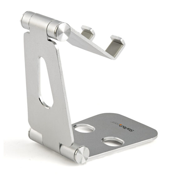 StarTech.com Telefoon en Tablet Steun, Uitklapbare Universele Smartphone- en Tablethouder, Verstelbare Kijkhoek, Ergonomische Bu - Afbeelding 5