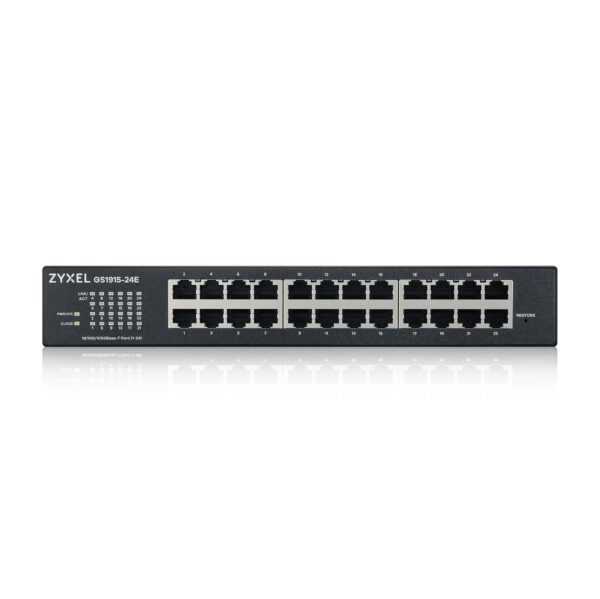 Zyxel GS1915-24E Managed L2 Gigabit Ethernet (10/100/1000) 1U Zwart - Afbeelding 2