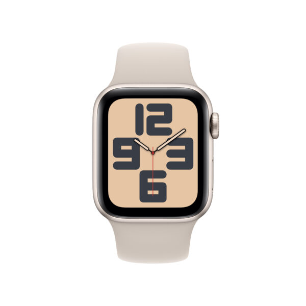 Apple Watch SE OLED 40 mm Digitaal 324 x 394 Pixels Touchscreen 4G Beige Wifi GPS - Afbeelding 4