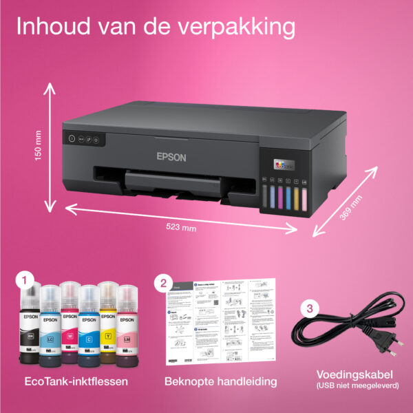 Epson EcoTank ET-18100 A3+ Wi-Fi-fotoprinter met inkttank - Afbeelding 12