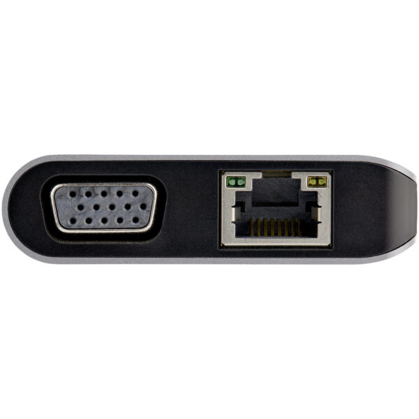 StarTech.com USB-C Multiport Adapter - USB-C Travel Dock met 4K HDMI of 1080p VGA - 3x USB 3.0 Hub, SD, GbE, Audio, 100W PD Pass - Afbeelding 5