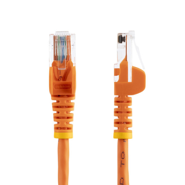 StarTech.com Cat5e Ethernet netwerkkabel met snagless RJ45 connectors UTP kabel 5m oranje - Afbeelding 2