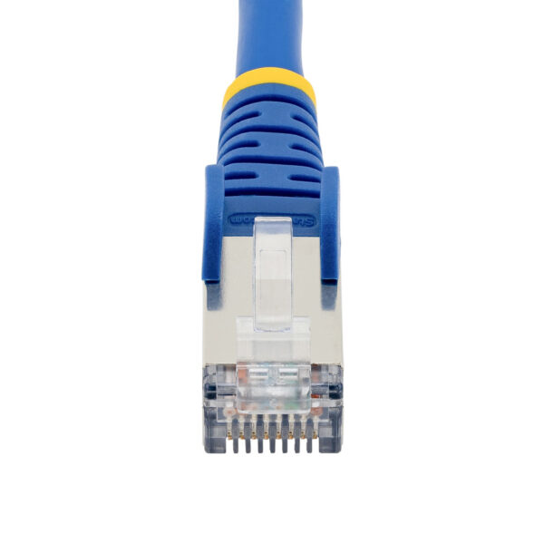 StarTech.com 2m CAT6a Ethernet Kabel, Blauw, Low Smoke Zero Halogen (LSZH), 10GbE 500MHz 100W PoE++ Snagless RJ-45 S/FTP Netwerk - Afbeelding 3