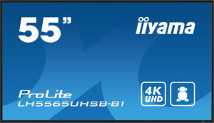 iiyama LH5565UHSB-B1 beeldkrant Kiosk-ontwerp 138,7 cm (54.6") LED Wifi 800 cd/m² 4K Ultra HD Zwart Type processor Android 11 24