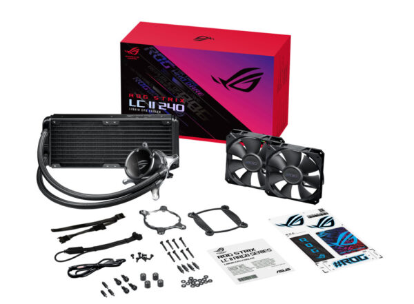 ASUS ROG STRIX LC II 240 Processor Alles-in-één vloeistofkoeler 12 cm Zwart - Afbeelding 2