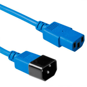ACT Netsnoer C13 - C14 blauw 3 m