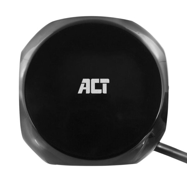 ACT Stekkerdoos cube met 3 stopcontacten, USB-A-poorten, 1,5m - Afbeelding 6