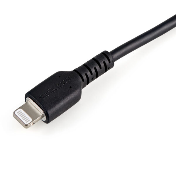 StarTech.com Premium USB-A naar Lightning Kabel 30cm Zwart - USB Type A naar Lightning Charge & Sync Oplaadkabel - Verstevigd me - Afbeelding 6
