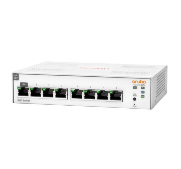 Hewlett Packard Enterprise Aruba Instant On 1830 8G Managed L2 Gigabit Ethernet (10/100/1000) - Afbeelding 2