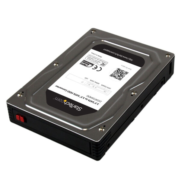 StarTech.com 2,5" naar 3,5" SATA Aluminium Harde Schijf Adapter Behuizing met SSD/HDD-hoogte van max. 12,5 mm