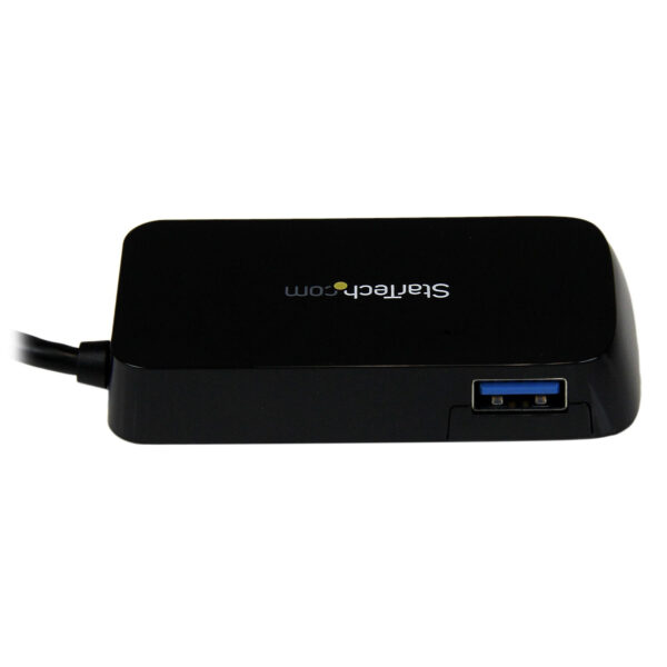 StarTech.com Draagbare 4-poorts SuperSpeed USB 3.0 hub - 5Gbps - zwart - Afbeelding 4