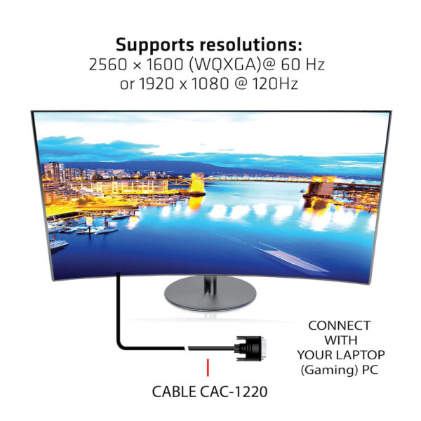 CLUB3D DVI-D Dual Link (24+1) Cable Bidirectional M/M 10m/ - Afbeelding 3