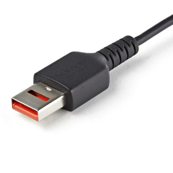 StarTech.com 1m Data Blocker Kabel USB-A naar USB-C Secure Charging Kabel No-Data Power-Only Oplaadkabel voor Telefoon/Tablet US - Afbeelding 2