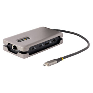 StarTech.com USB-C Multiport Adapter, 4K 60Hz HDMI 2.0b, HDR, USB 3.2 Gen 2 10Gbps Hub (2xUSB-C, 1xUSB-A), 100W PD Pass-Through,