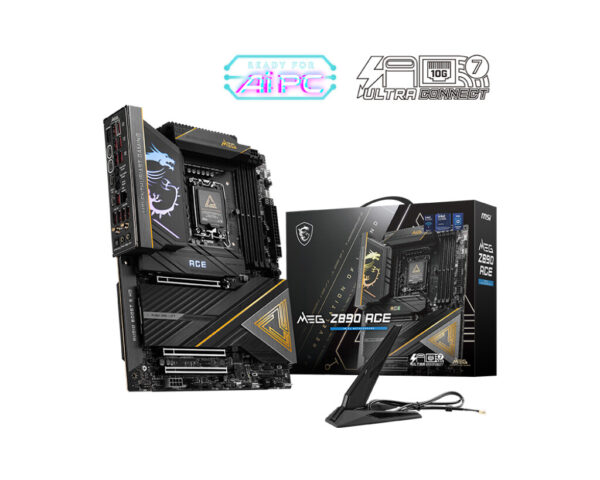 MSI MEG Z890 ACE moederbord Intel Z890 LGA 1851 (Socket V1) ATX