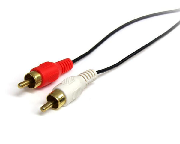 StarTech.com 90cm Stereo Audiokabel 3,5mm naar 2x RCA M/M - Afbeelding 3
