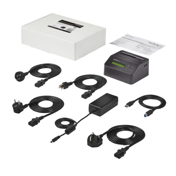 StarTech.com Single Bay Hard Drive Wisser, Standalone HDD/SSD Sanitizer/Eraser, 4Kn, USB 3.0 naar SATA III (6 Gbps), 9 Wismodi, - Afbeelding 7