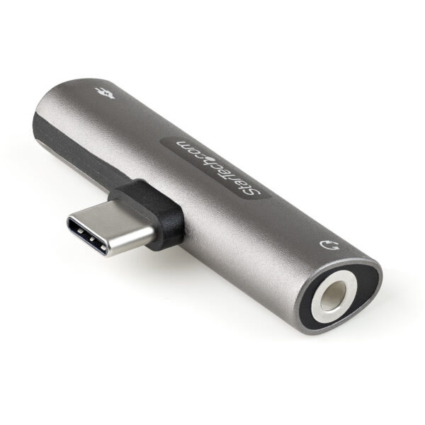 StarTech.com USB-C Audio & Oplaadadapter - USB-C Audio Adapter met 3.5mm TRRS Koptelefoon/Headset Jack en 60W USB Type-C Power D - Afbeelding 5