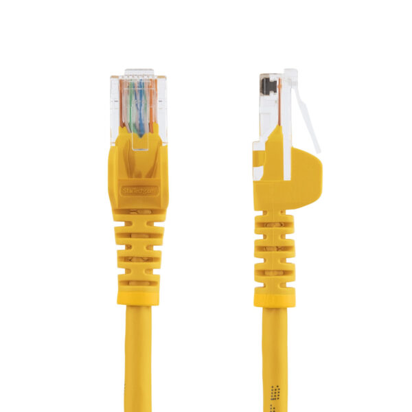StarTech.com Cat5e Ethernet netwerkkabel met snagless RJ45 connectors UTP kabel 0,5m geel - Afbeelding 7