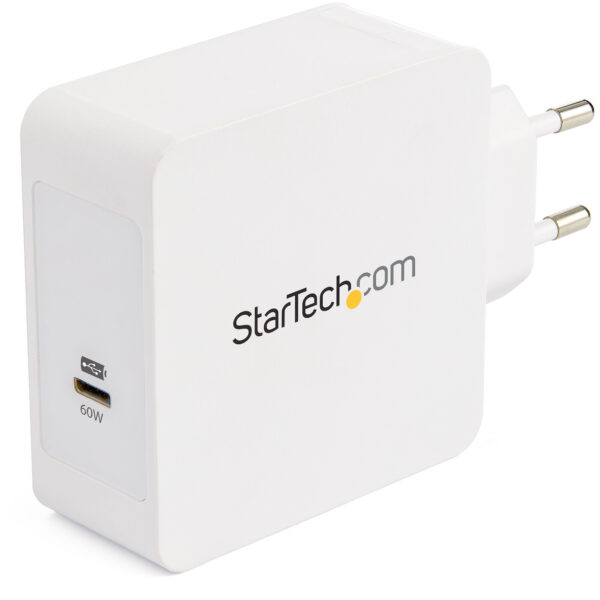 StarTech.com USB C Oplader- USB C Laptop Lader / Snellader - 60W PD - 2m Kabel - Universele Compacte Type C Power Adapter - Dell - Afbeelding 3