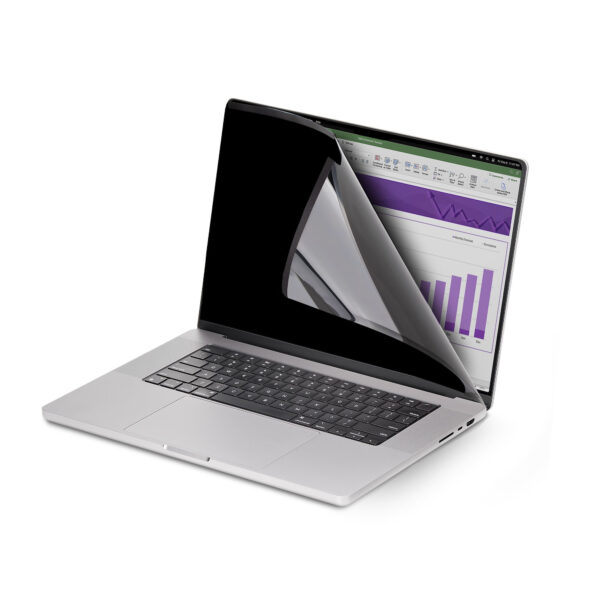 StarTech.com 14-inch MacBook Pro 21/23 Laptop Privacy Filter, Anti-Glans Security Filter, Verwijderbaar en Omkeerbaar, Magnetisc - Afbeelding 5