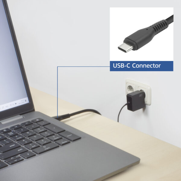 ACT USB-C laptoplader 65W met Power Delivery-profielen, 2 meter - Afbeelding 5
