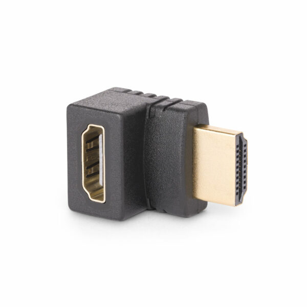 StarTech.com Opwaartse HDMI 2.0 Adapter, Male naar Female, Verticale 90 Graden Haakse HDMI adapter, HDMI Port Saver, 4K 60Hz, Hi - Afbeelding 4