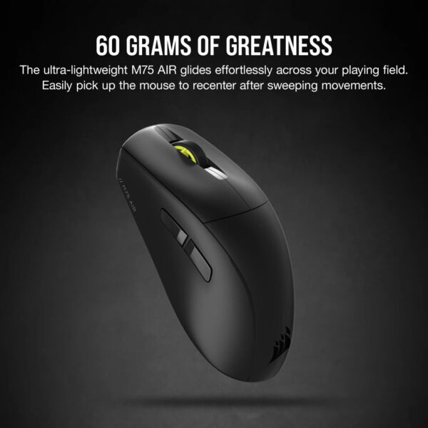 Corsair M75 muis Gamen Ambidextrous Bluetooth Optisch 26000 DPI - Afbeelding 3