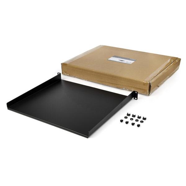 StarTech.com 1U Server Rack Schap - Universele Rack Mount Cantilever Shelf voor 19" Netwerk Kast & Apparatuur - Heavy Duty Staal - Afbeelding 4