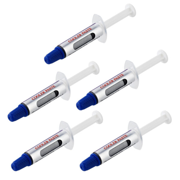 StarTech.com CPU Thermal Paste, High Performance Thermal Compound, Pak met 5 Hersluitbare Tubes (1.5g / st), Metaal Oxyde Heat S - Afbeelding 2