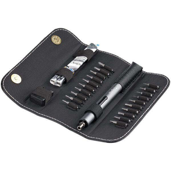 StarTech.com 20 Bit Elektrische Precisie Schroevendraaier Set - Mini Schroevendraaier op Batterij voor Laptop, Computer, Tablet, - Afbeelding 8