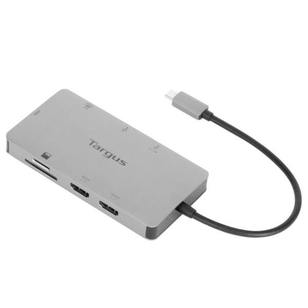 Targus DOCK423EU laptop dock & poortreplicator Bedraad USB 3.2 Gen 1 (3.1 Gen 1) Type-C Zilver - Afbeelding 7