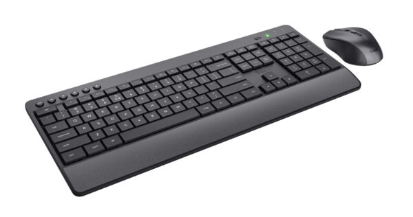 Trust Trezo toetsenbord Inclusief muis Universeel RF Draadloos QWERTY Amerikaans Engels Zwart - Afbeelding 3