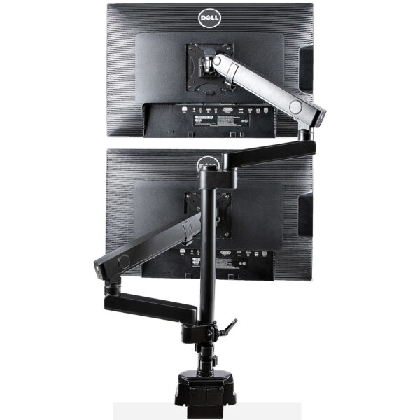 StarTech.com Dubbele Monitor Arm voor Bureaumontage, Full Motion Monitorbeugel voor 2x VESA-displays tot 32" (8kg), Verticale St - Afbeelding 6