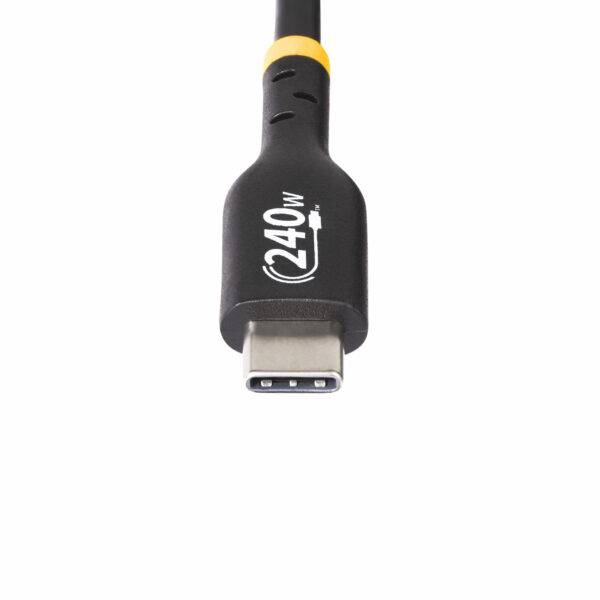 StarTech.com 2m USB-C Laadkabel, USB-IF Gecertificeerde USB Kabel, 240W PD EPR, USB 2.0 Type-C Laptop Laadkabel, USB-C Data Tran - Afbeelding 4
