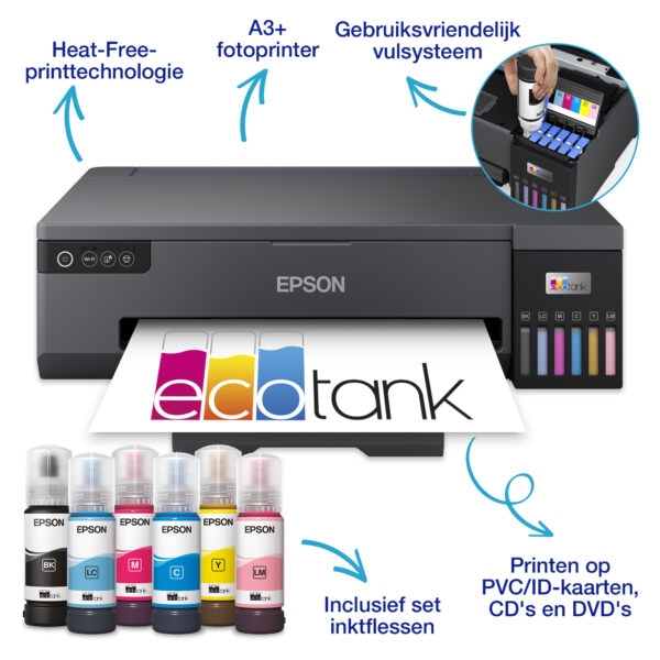 Epson EcoTank ET-18100 A3+ Wi-Fi-fotoprinter met inkttank - Afbeelding 15