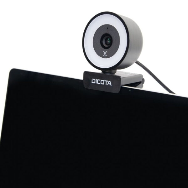 DICOTA D32066 webcam 5 MP 2592 x 1944 Pixels USB 2.0 Zwart - Afbeelding 3